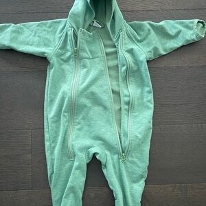 Polarn O. Pyret Mint Green Kids ECO WIND FLEECE BUNTING